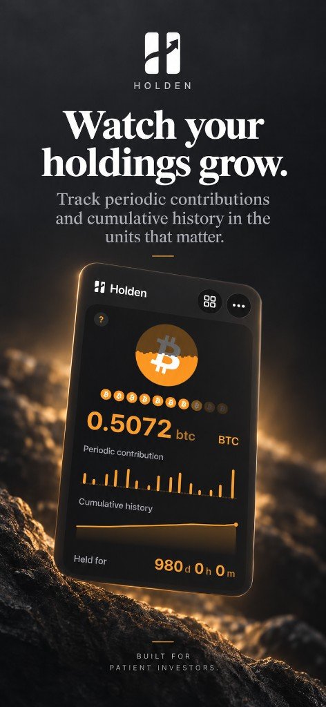 Holden: Watch your holdings grow.